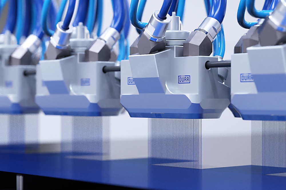 The EcoPaintJet coating robots of Dürr