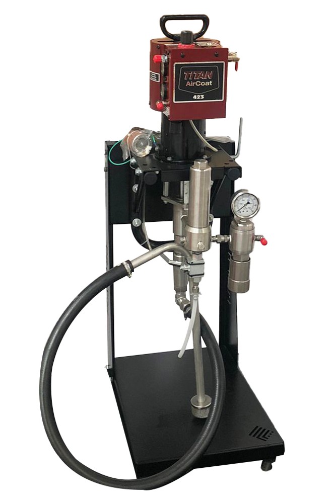 La pompa pneumatica airless Titan Aircoat 23:1 di Cetec