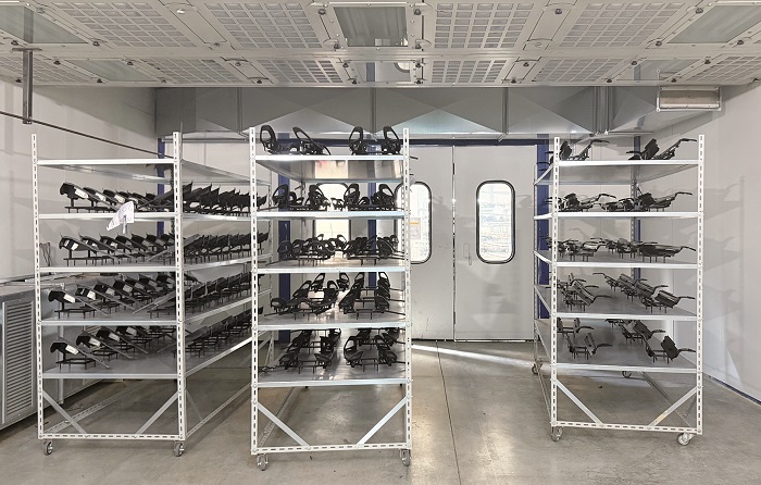After application, the components are taken to the baking oven, where they dwell for at least 1 hour at a controlled temperature. © ipcm