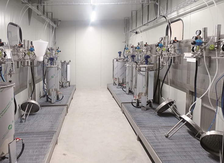 Within the paint management unit, the application systems designed by CAT Automation. © CAT Automation