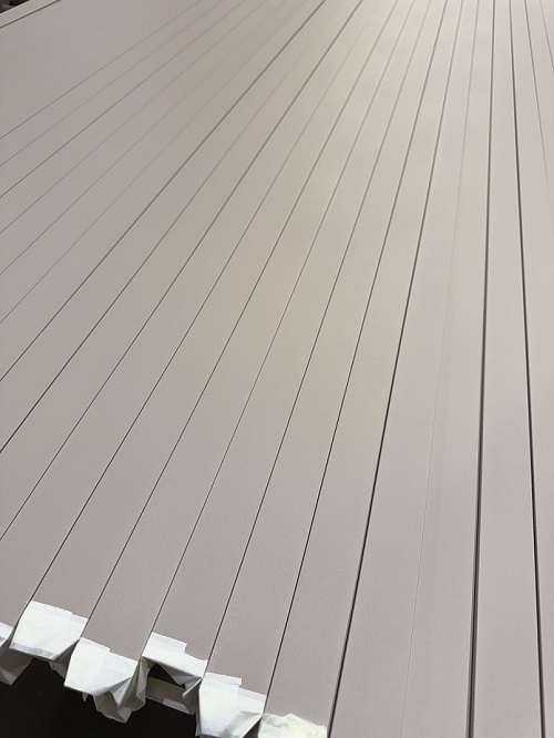 A powder-coated profile before sublimation. © ipcm