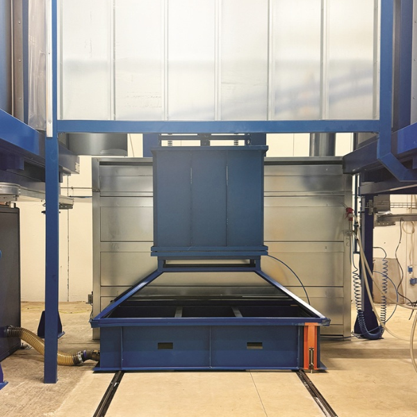 fluidised bed immersion tank.