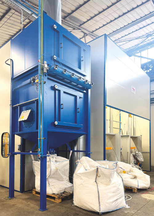 Sistema di alimentazione della polvere OptiFeed BigBag di Gema.