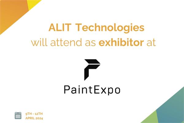 an image representing the partecipation of ALIT TECHNOLOGIES at PAINTEXPO 2024