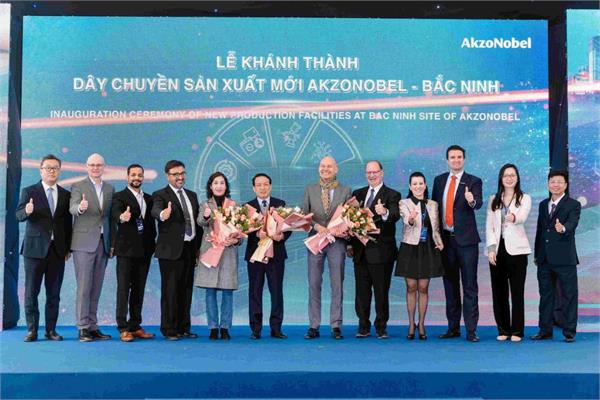 Photo of representatives of AkzoNobel in Vietnam