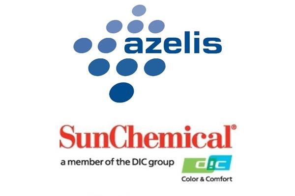 Logos of Azelis and Sun Chemical