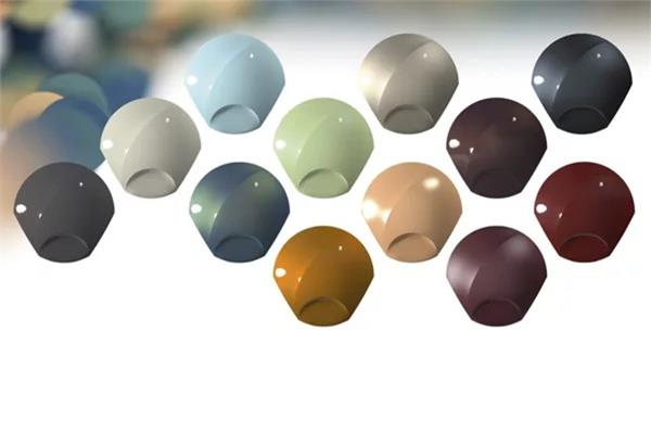 Colour palette of the new BASF colour collection 2023-2024 ON VOLUDE 