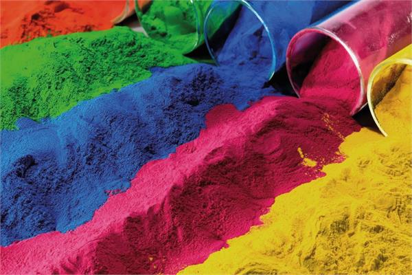 an image of powder coatings solutions in various colours