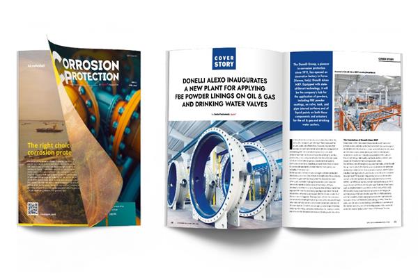 Mock-up of Corrosion Protection Magazine n.6