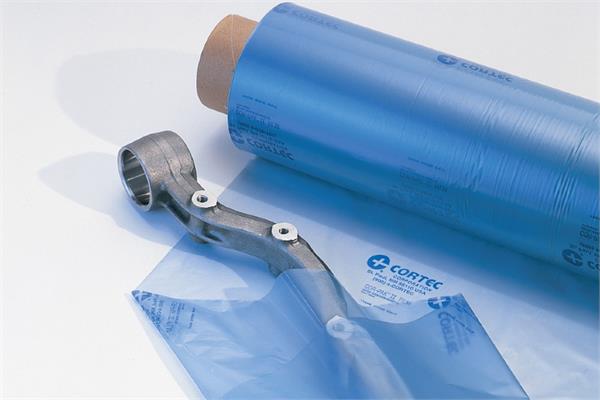 A metal tool inside the VpCI®-126 PCR packaging of Cortec