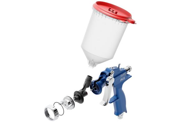 The new low-pressure spray gun EcoGun ACE developed by Dürr