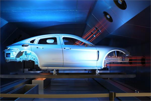 A car body curing in an electric oven of Dürr