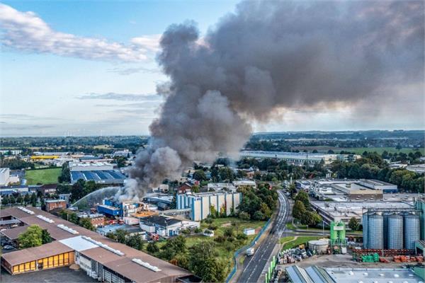 The fire at the Kempen site of BYK