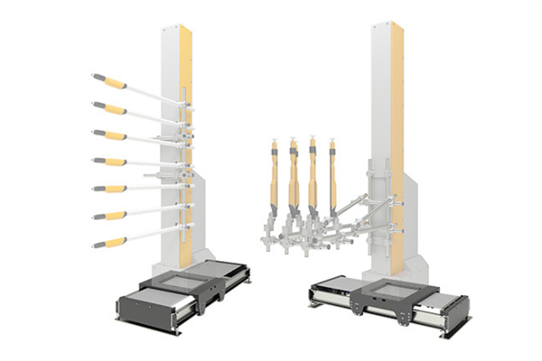 The XT12 horizontal axis and the YT05 synchronising axis of Gema Powder Coatings