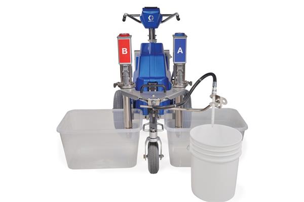 The TruMix XT mixing system from Graco