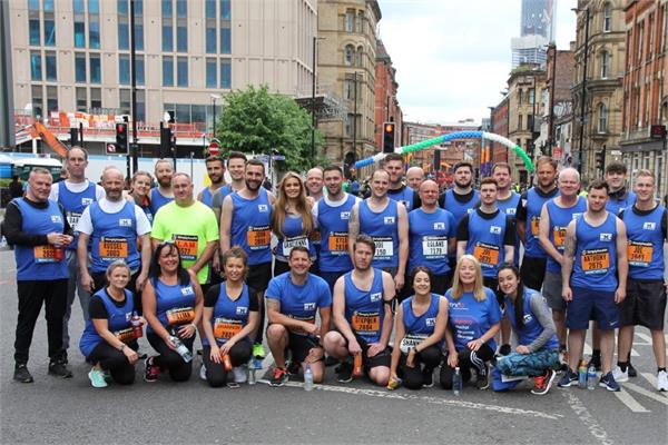 HMG employees at the 2019 Great Manchester Run