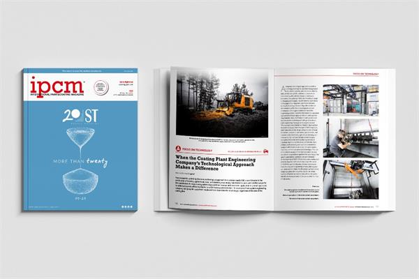 Mock-up of IPCM magazine n. 90