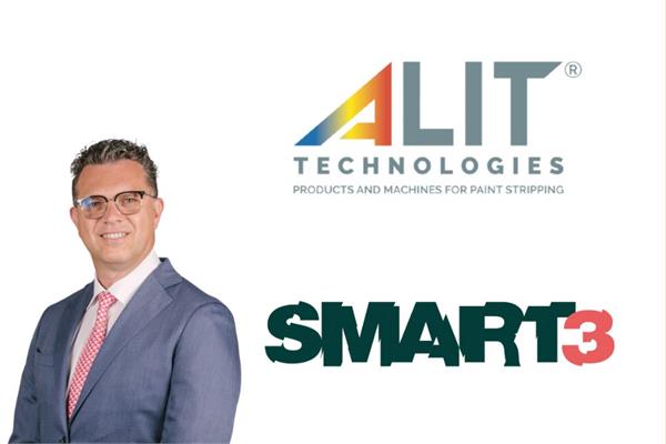 A photo of Loris Rossi and tge logos of ALIT and SMART 3