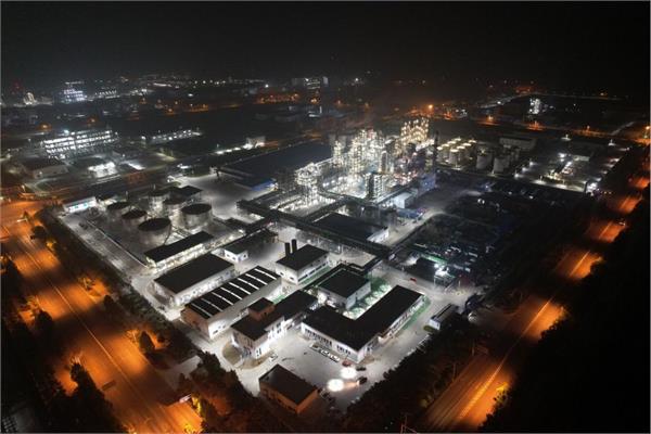 A photo of the new facility of Orion for carbon black production in China