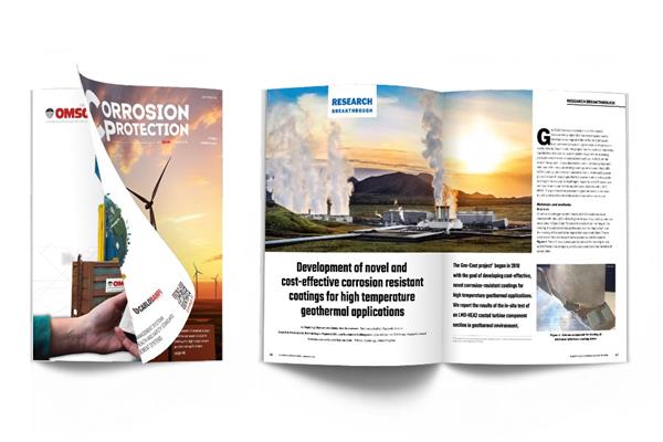 Mock-up of Corrosion Protection Magazine n.05 - January 2024