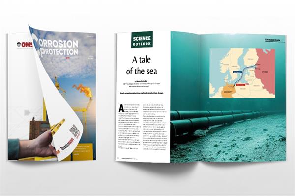 Mock-up preview of the second issue of Corrosion Protection magazine