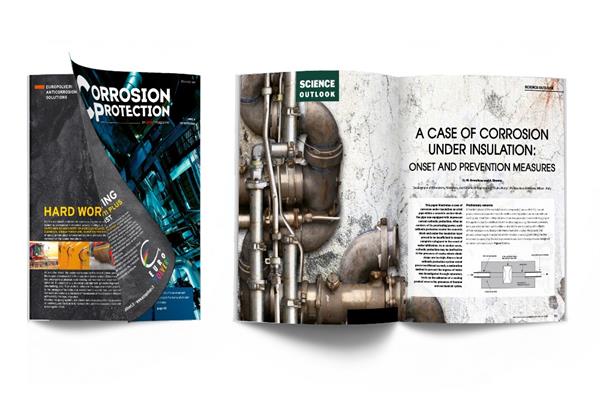 Mock-up of Corrosion Protection magazine n.4 - October 2023