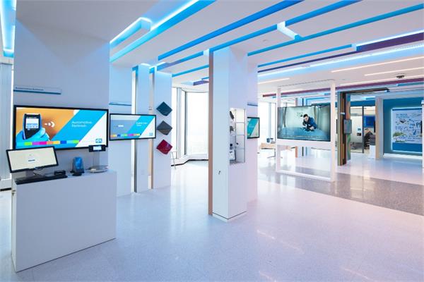 View of the new customer experience centre of PPG