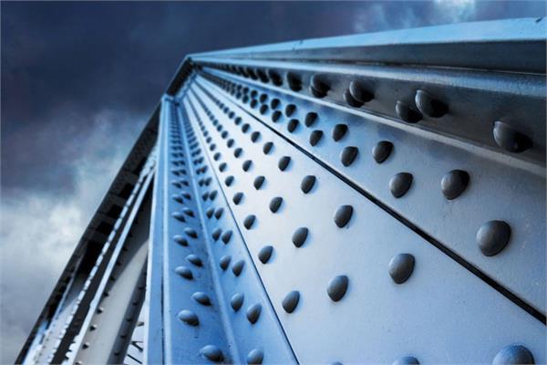 Outdoor coated steel structure