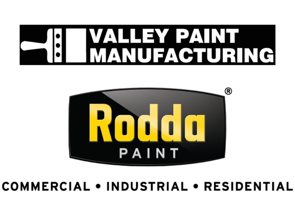 logos of rodda paint and valley paint