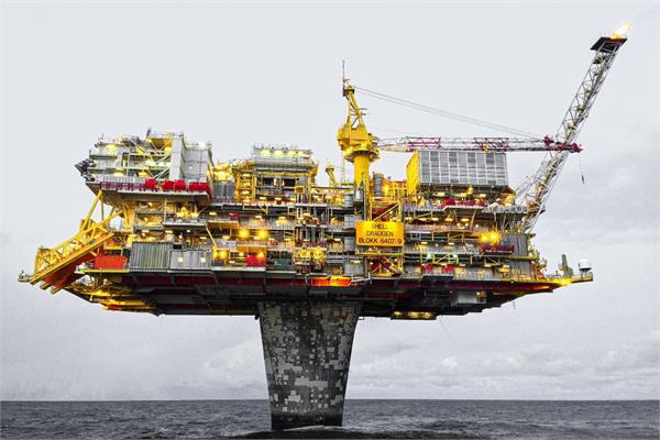 An offshore oil and gas platform