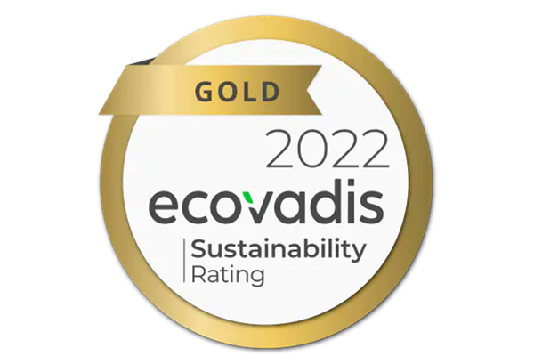 The gold medal of EcoVadis for Teknos