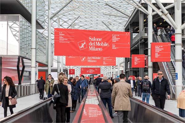 Entrance to Salone del Mobile