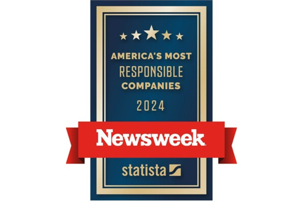 Image of Newsweek's Most Responsible Companies award