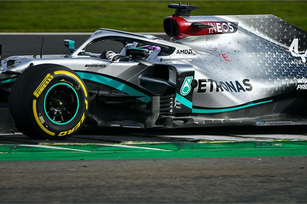 The Mercedes AMG Petronas Formula Team Has A New Paint Design And A New Colour IPCM
