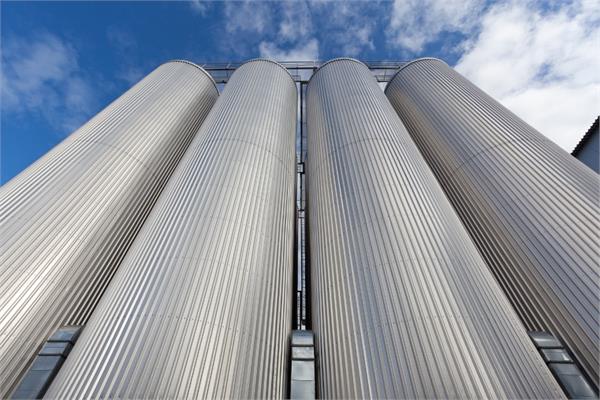 galvanized silos for food